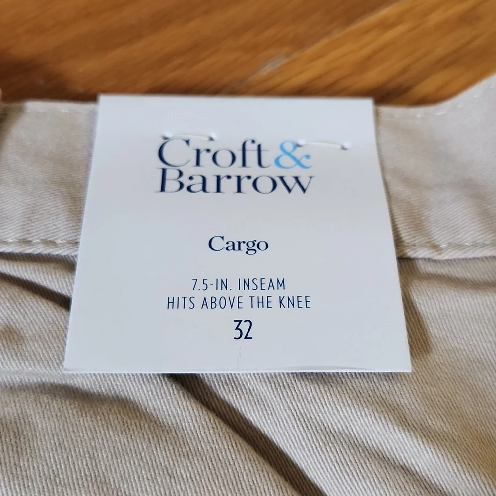 Side Elastic Cargo Pants - Beige